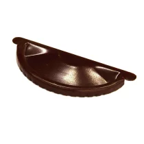 Заглушка желоба D125 GS lite (ПЭД-01-8017\8017-0.6) Коричневая