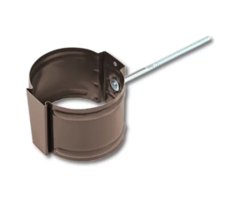 Держатель трубы водосточной D90 на кирпич Коричневый шоколад Grand System Держатель трубы водосточной D90 на кирпич Коричневый шоколад Grand System