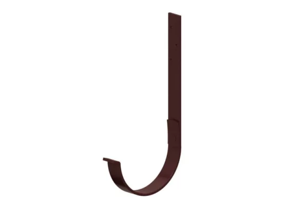 Держатель желоба водосточной системы D125х280 Коричневый шоколад Grand System Держатель желоба водосточной системы D125х280 Коричневый шоколад Grand System