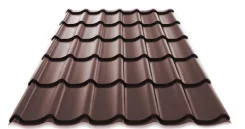 Металлочерепица Монтеррей PURMAN 0,5 мм RR32 Темно-коричневый