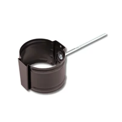 Держатель трубы D100 на кирпич Коричневый шоколад Держатель трубы D100 на кирпич Коричневый шоколад