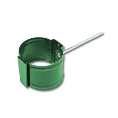 Держатель трубы D100 на кирпич Зеленый мох Держатель трубы D100 на кирпич Зеленый мох