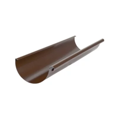 Желоб водосточный D125х3000 Коричневый шоколад Желоб водосточный D125х3000 Коричневый шоколад