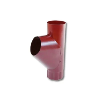 Тройник трубы D100 Красное вино Тройник трубы D100 Красное вино