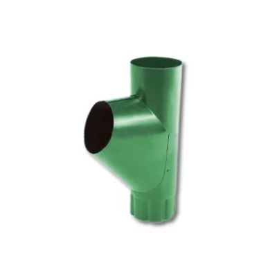 Тройник трубы D100 Зеленый мох Тройник трубы D100 Зеленый мох