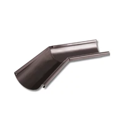 Угол желоба внутренний 135 градусов D150 Коричневый шоколад