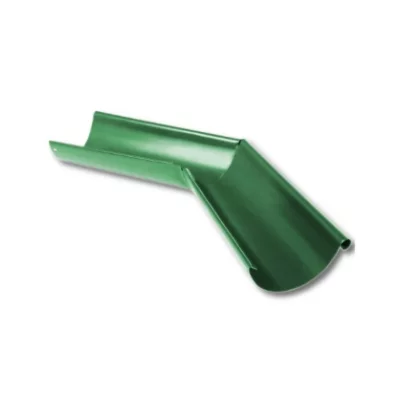 Угол желоба наружный 135 градусов D125 Зеленый мох Угол желоба наружный 135 градусов D125 Зеленый мох