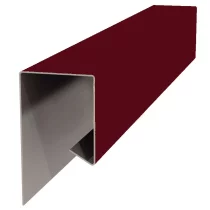 Планка завершающая сложная 30х25х3000 PURMAN 0,5 мм RAL 3005 Красное вино