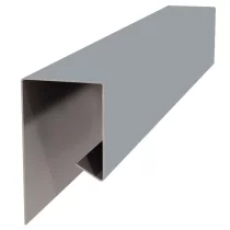 Планка завершающая сложная 30х25х3000 NormanMP 0,5 мм RAL 7004 Серый