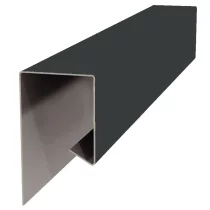 Планка завершающая сложная 30х25х3000 НорманМП 0,5 мм RAL 7024 Серый графит