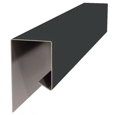 Планка завершающая сложная 30х25х3000 Полиэстр 0.45 мм RAL 7024 Серый графит Планка завершающая сложная 30х25х3000 Полиэстр 0.45 мм RAL 7024 Серый графит