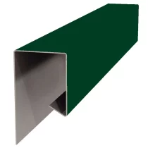 Планка завершающая сложная 30х25х3000 NormanMP 0,5 мм RAL 6005 Зеленый мох