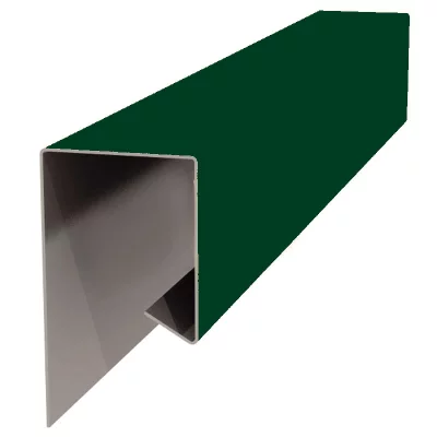 Планка завершающая сложная 30х25х3000 Полиэстр 0.45 мм RAL 6005 Зеленый мох Планка завершающая сложная 30х25х3000 Полиэстр 0.45 мм RAL 6005 Зеленый мох