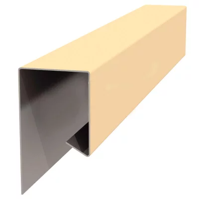 Планка завершающая сложная 30х25х3000 NormanMP 0,5 мм RAL 1014 Слоновая кость Планка завершающая сложная 30х25х3000 NormanMP 0,5 мм RAL 1014 Слоновая кость