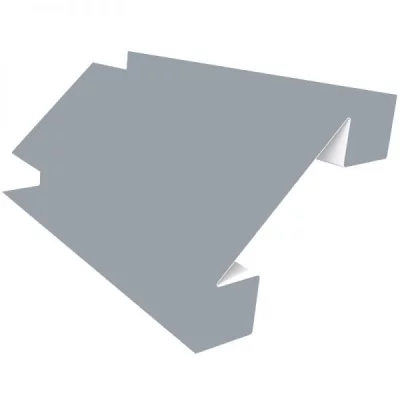 Планка угла внутреннего сложного 75х3000 NormanMP 0,5 мм RAL 7004 Серый Планка угла внутреннего сложного 75х3000 NormanMP 0,5 мм RAL 7004 Серый