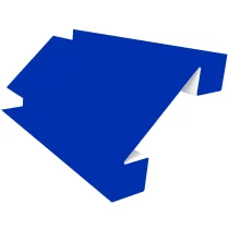 Планка угла внутреннего сложного 75х3000 NormanMP 0,5 мм RAL 5005 Синий насыщенный