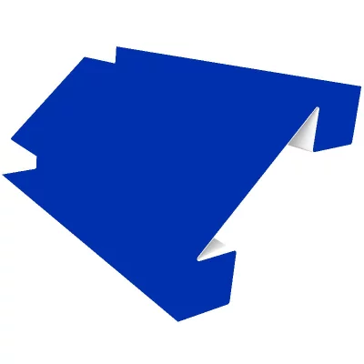 Планка угла внутреннего сложного 75х3000 NormanMP 0,5 мм RAL 5005 Синий насыщенный Планка угла внутреннего сложного 75х3000 NormanMP 0,5 мм RAL 5005 Синий насыщенный