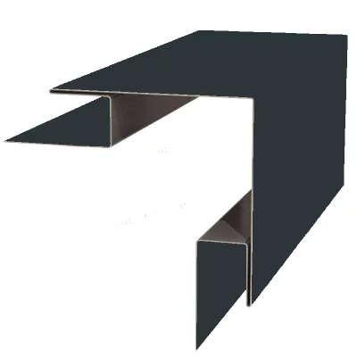 Планка угла наружного сложного 75х75х3000 НорманМП 0,5 мм RAL 7024 Серый графит Планка угла наружного сложного 75х75х3000 НорманМП 0,5 мм RAL 7024 Серый графит