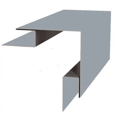 Планка угла наружного сложного 75х75х3000 NormanMP 0,5 мм RAL 7004 Серый Планка угла наружного сложного 75х75х3000 NormanMP 0,5 мм RAL 7004 Серый